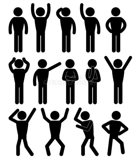 stick figure positions|Stick People Positions royalty